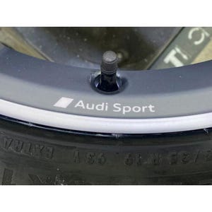 8pcs AUDI sport Wheel Sticker Vinyl emblem new PREMIUM hq racing oem tt a4 a6 a3  Decals