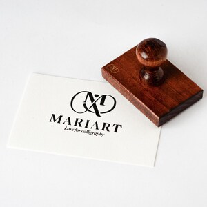 Personalized stamp with LOGO - for packaging