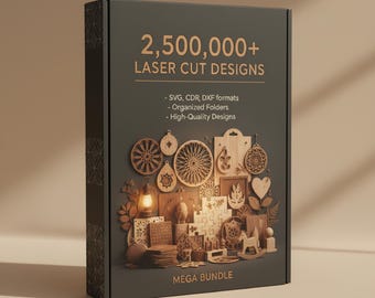 Pacote Completo de Corte a Laser | Mais de 200.000 designs para lasers de diodo CO2 e fibra