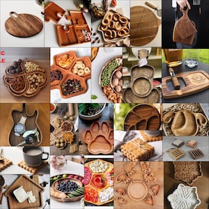 Close-up of the clean cuts and detailed textures achievable with the included AI CNC files and dxf files, optimized for plywood, hardwood, and MDF. This comprehensive CNC router file set provides every necessary file type for both routing and laser cutting. Stop paying per design; unlock 250+ templates instantly with this top-rated CNC bundle.
