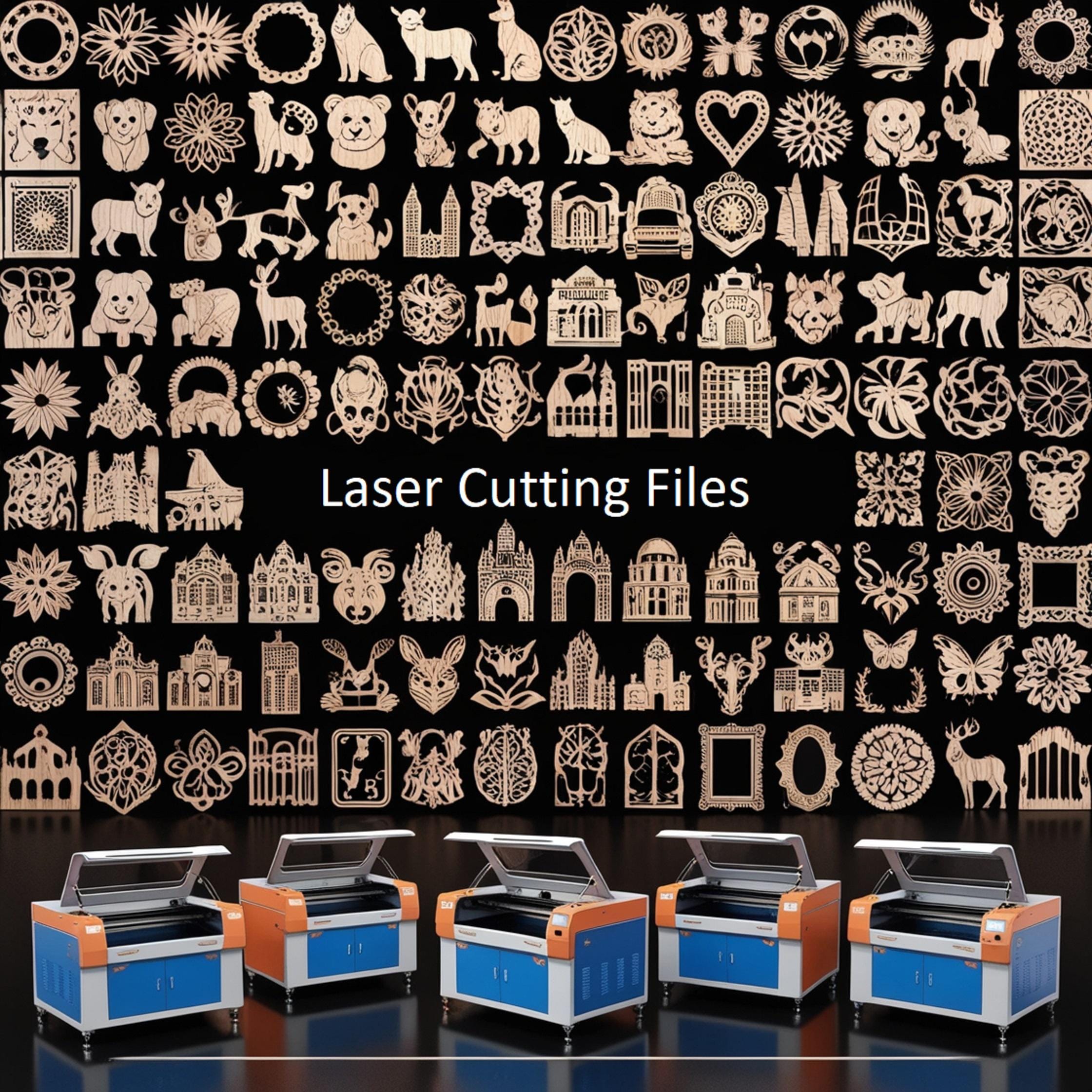 Laser Cut Files, Mega Pack, 300,000+ 3d Dxf Vector Files, 2D Cnc, Laser ...