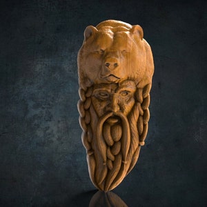 Bear Man 3D STL Model for CNC Router, Artcam, Vetric, Engraver, Relief, Carving, Cut 3D,  Stl File For Cnc Router
