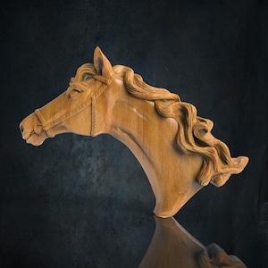 Horse Head Animal 3D CNC Router Files, 3d stl file, Bird Cnc Relief, vectric, aspire, easel, cnc cut files, 2.5d files owl 3d model