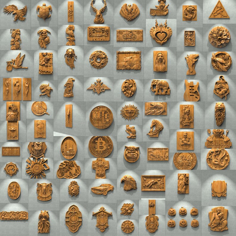 Cnc Router Cut Files MEGA BUNDLE CNC Files for Router Machines, Cnc Stl Files Pack, 3D Cnc ...