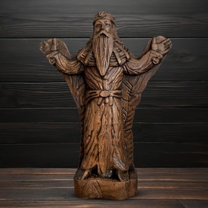 Manannan Mac Lir Manannan Posąg Boga Bogowie Irlandzcy Bóg Pogański Wicca Ołtarz Druid Wiedźmy Celtycki Celtycki Mitologia irlandzka Sztuka Panteonu Celtyckiego