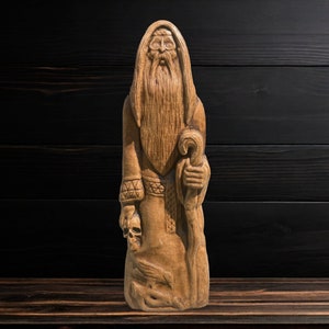 Chernobog Statue Slavic Gods Slavic God Statue Pagan Statue Wood Sculpture Slavic Pagan Altar Slavic Paganism Slavic Statue Slavic Pantheon