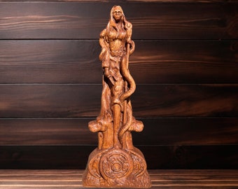 Hecate Godin van Hekserij en Magie Standbeeld Hekate Griekse Godin Standbeeld Hekate Standbeeld Griekse Beeldhouwkunst Griekse Mythologie Oude Griekenland Altaar