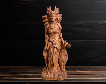 Hecate Standbeeld Griekse Godin Hexe voor Pagan Home Altaar Standbeeld Hecate Key Wicca Standbeeld Hekate Standbeeld Oude Griekse Godin Hekate Altaar Standbeeld