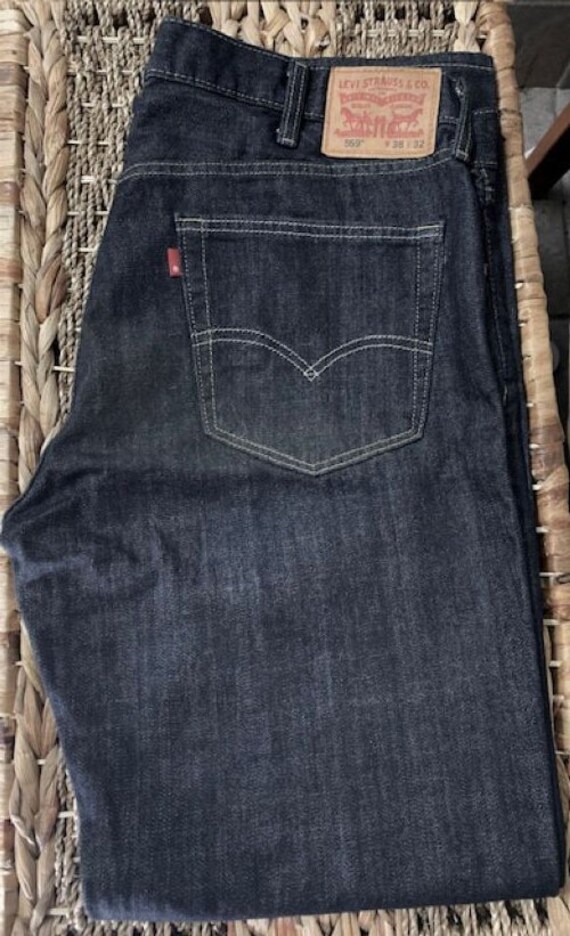 Vintage 90sOriginal Levi 559 Riveted Men Jeans dar
