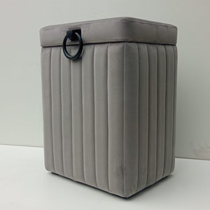 Style gray Laundry Bin Bathroom Laundry Organizer Laundry Hamper Basket Laundry for Dirty Clothes Home Storage zdjęcie 1