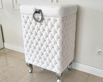 White Style Laundry Bin laundry basket