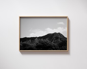 Leahi Wall Art, Diamond Head Wall Art, Waikiki Hawaii, Hawaii Photography, Hawaii Digital Download
