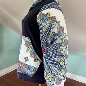 Vintage Quilt Sweatshirt Hoodie