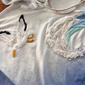 Upcycled light weight Hoodie Sweatshirt image 12