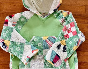 QUILT HOODIE COAT ミリタリーライクなひょうたん型ステッチが