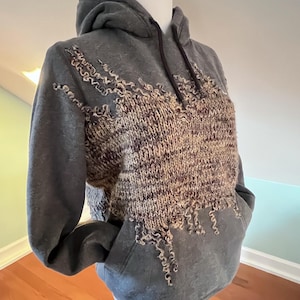 Upcycled  Hoodie Sweatshirt