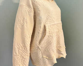 Vintage Quilt Hoodie Sweatshirt - Etsy
