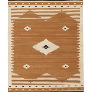 Modern handwoven Kilim Rug,Wool Flat weave Runner, Contemporary custom Area Rug, Minimalist kilim rug, mustard kilim rug, scandi home decor