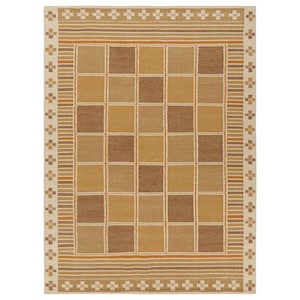 Personalized Handwoven wool Rug, Made to Order scandinavian Kilim Area Rug, Minimalist Scandinavian kilim rug Marianne Richter inspired Rug