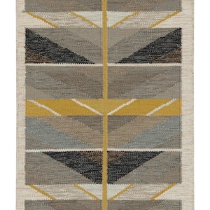 Personalized Handwoven wool Rug, Made to Order scandinavian green Area Rug, Minimalist Scandinavian kilim rug Marianne Richter inspired Rug