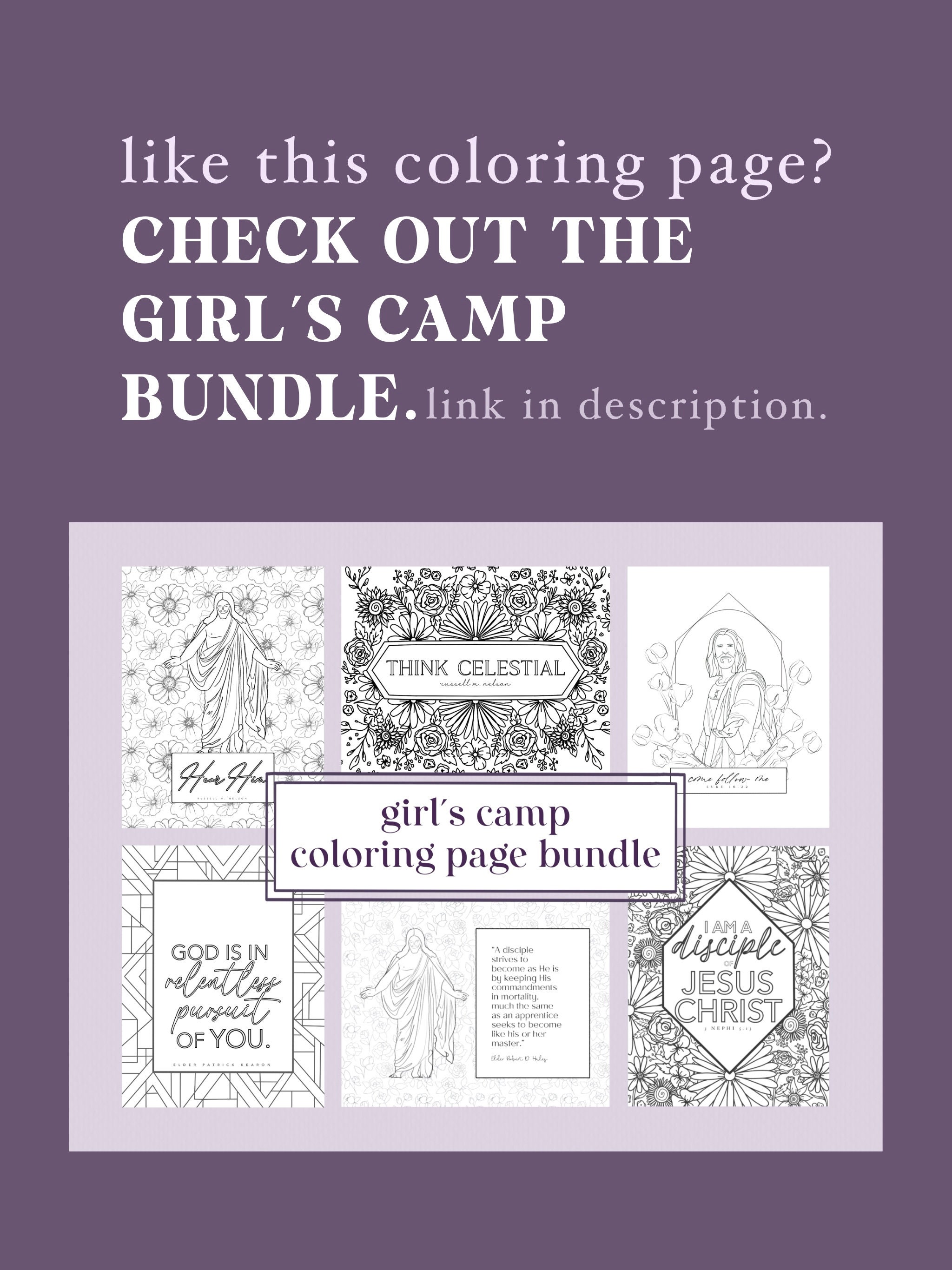Jesus Christ Coloring Page | LDS Activity (digital Download) - Etsy Canada