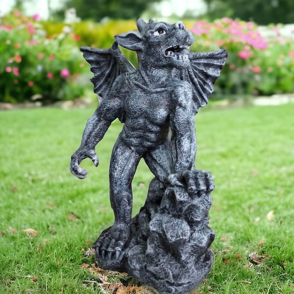 Large Gargoyle Statue Etsy