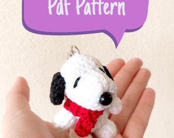 Snoopy Crochet Pattern - English Pattern