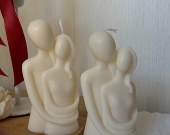 Bougie sculpturale Couple amoureux - Amour