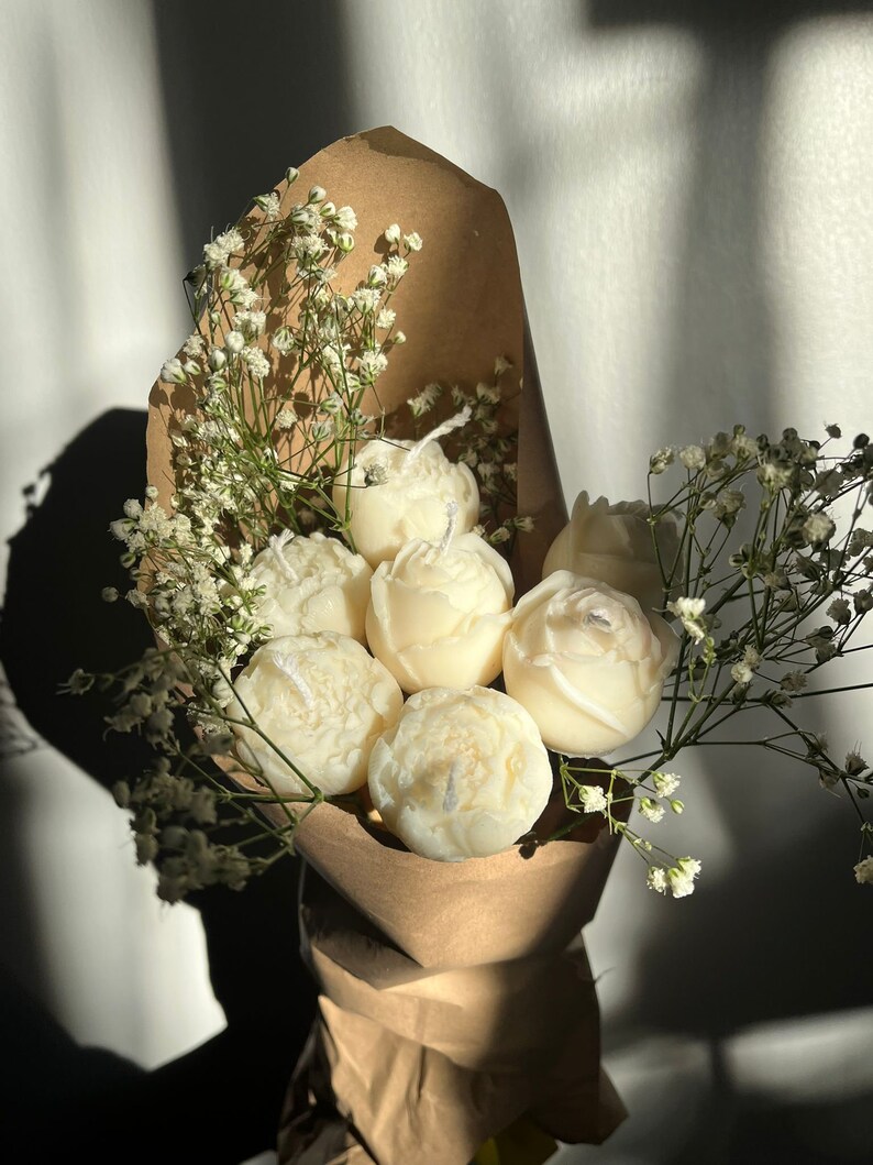 Bouquet di Candele fiori piccoli immagine 1