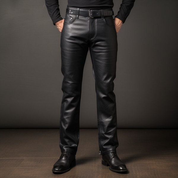 Leather Jeans by Bohmberg / 5 Pocket Style /