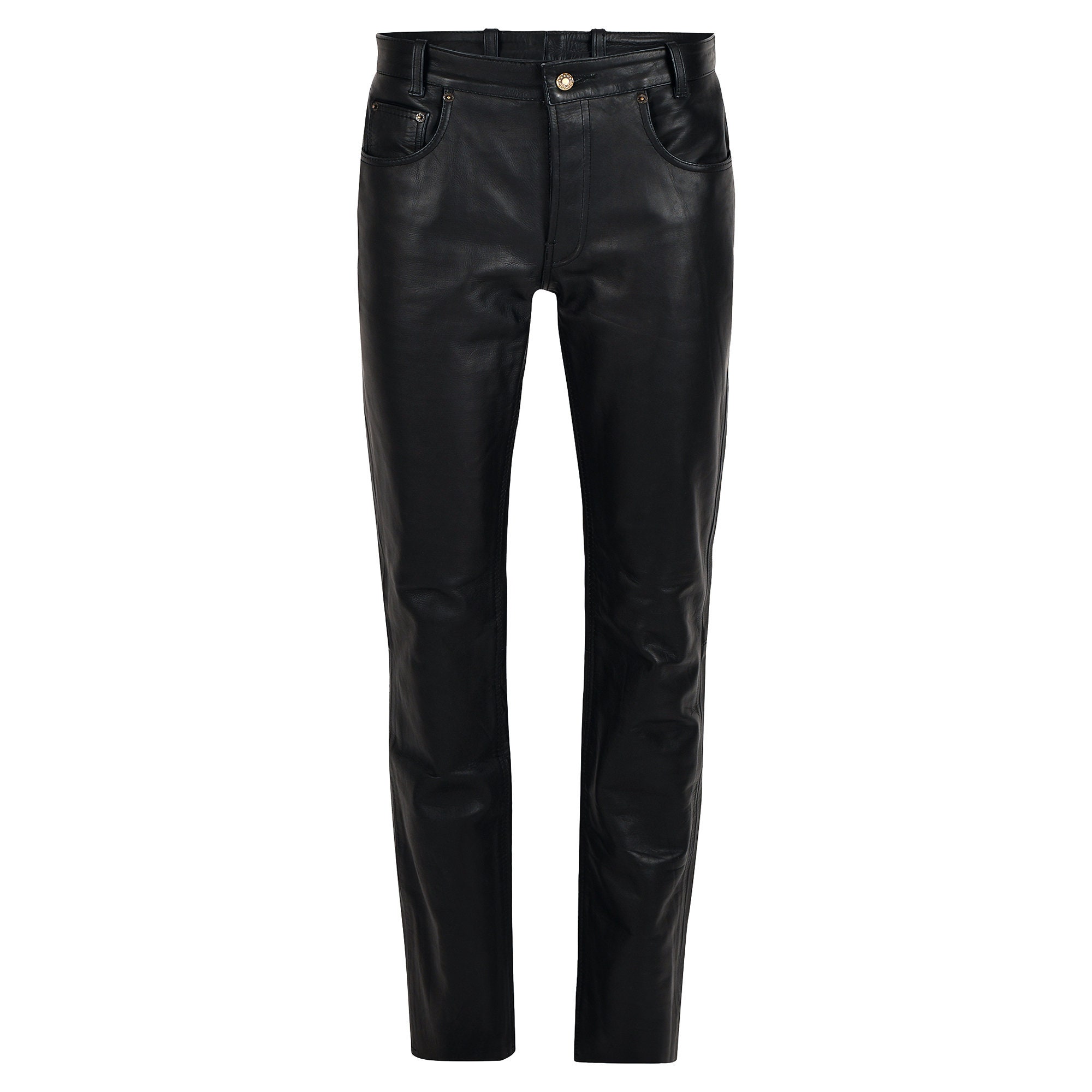 Leather Jeans by Bohmberg / 5 Pocket Style / - Etsy Ireland
