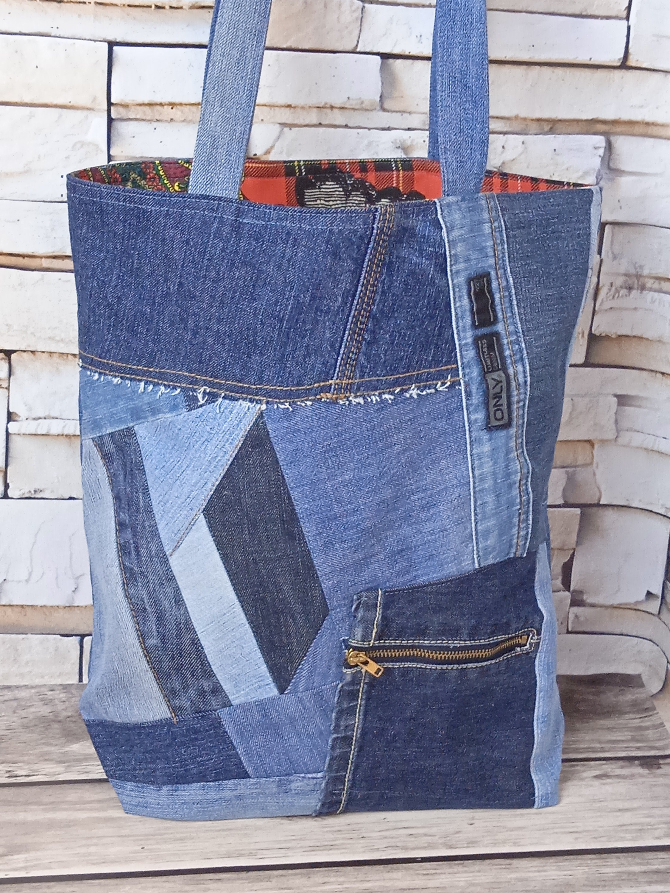 バッグ A STORE ROBOT FABRICK TOTE BAG-BLUE The Cube Non-Woven Tote Bag w/ Insert and Full Color (10
