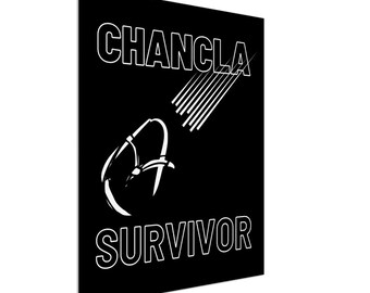 Chancla Survivor Canvas