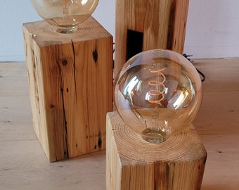 Lamp/real wood/wood