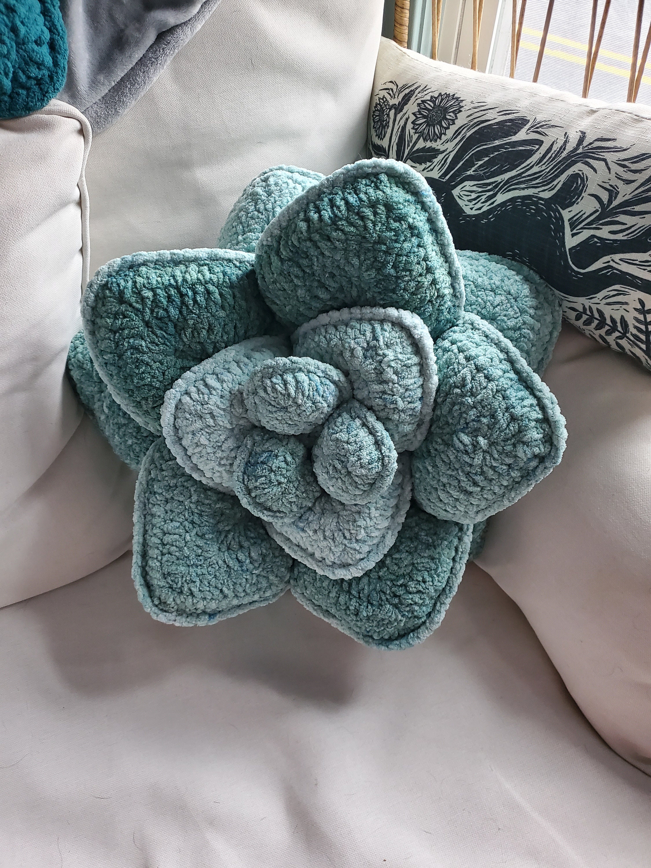 Succulent Pillow - Etsy