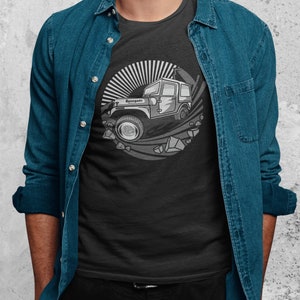 Herren Retro Renegade CJ-7 Cotton Crew Tee