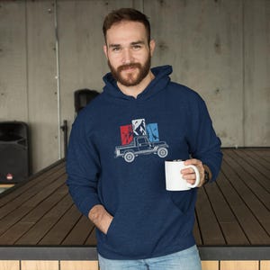 Sudadera con capucha Scrambler Truck Journey