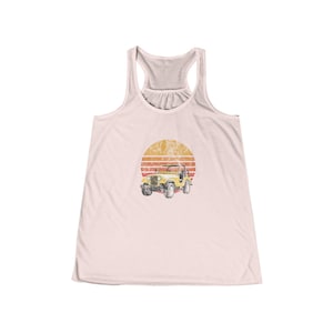 Camiseta de tirantes holgada con espalda nadadora CJ-5 Big Bird Vintage para mujer