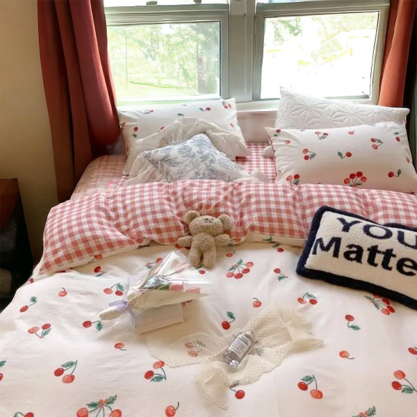 Comforter Set, Duvet Covers, Bedding, Duvet, Dorm Comforter, Queen Comforter, Linen Bedding, Pillowcases