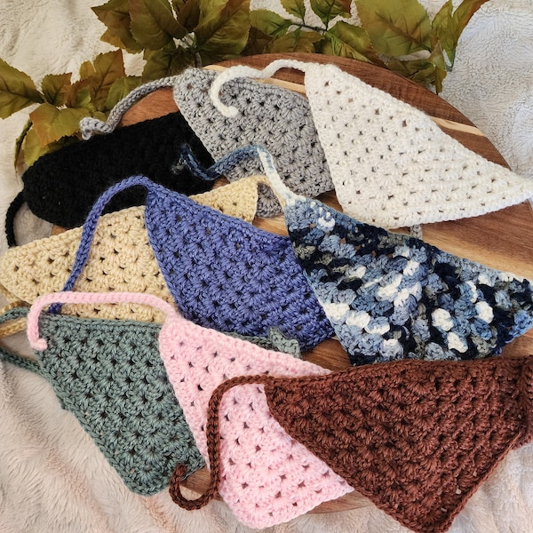 Everyday Crocheted Dog Bandana