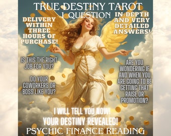 1 SPECIFIC Question financial Psychic Reading Same day within 3 hours during 10AM to 1AM est!