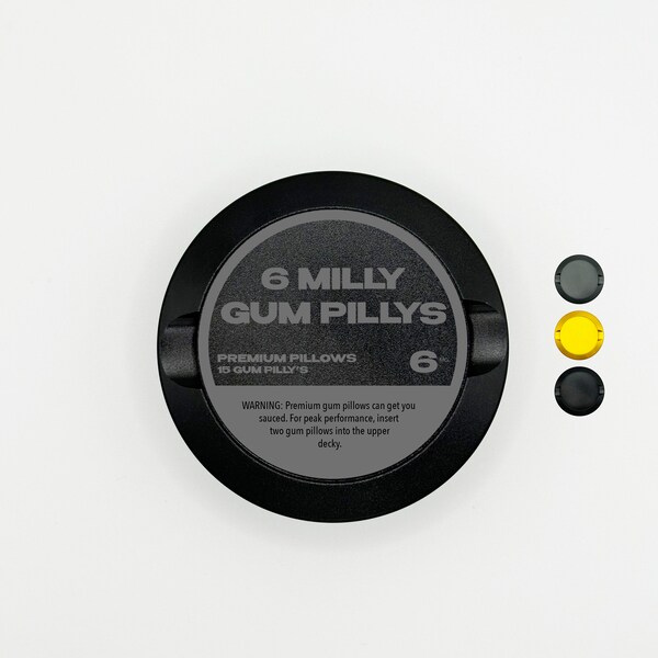 Edition 009: 6 MILLY PILLY Metal Snus Can, Custom Snus Container, Tobacco Can, Dip Can, Gift For  Nicotine Pouches Tin, Tobacco,Gift