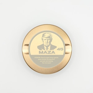 Metal Zyn Can, Custom Snus Container, Metal Snus Can, Dip Can, Gift For Zyn, Nicotine Pouches Tin, ZYN, Gift, zyn container, America Zyn container, nicotine container, Zyn case, ZYN Case, ZYN Storge, lip pillow case, Donald Trump, MAGA, Republican