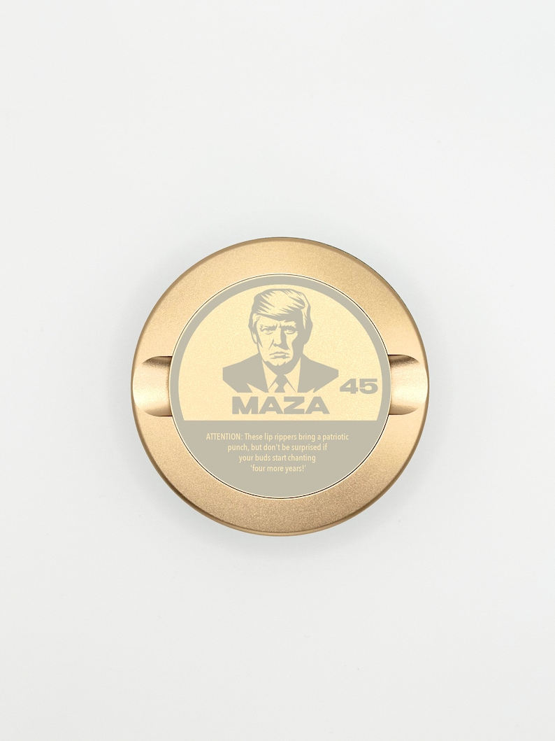 Metal Zyn Can, Custom Snus Container, Metal Snus Can, Dip Can, Gift For Zyn, Nicotine Pouches Tin, ZYN, Gift, zyn container, America Zyn container, nicotine container, Zyn case, ZYN Case, ZYN Storge, lip pillow case, Donald Trump, MAGA, Republican