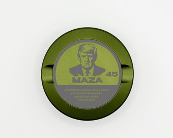 Edition 007: MAZA Metal Snus Can, Custom Snus Container, Tobacco Can, Dip Can, Gift For  Nicotine Pouches Tin, Tobacco,Gift