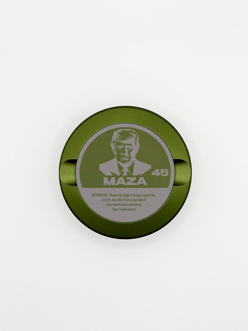 Metal Zyn Can, Custom Snus Container, Metal Snus Can, Dip Can, Gift For Zyn, Nicotine Pouches Tin, ZYN, Gift, zyn container, America Zyn container, nicotine container, Zyn case, ZYN Case, ZYN Storge, lip pillow case, Donald Trump, MAGA, Republican