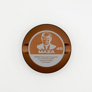 Metal Zyn Can, Custom Snus Container, Metal Snus Can, Dip Can, Gift For Zyn, Nicotine Pouches Tin, ZYN, Gift, zyn container, America Zyn container, nicotine container, Zyn case, ZYN Case, ZYN Storge, lip pillow case, Donald Trump, MAGA, Republican