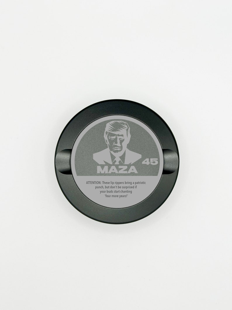 Metal Zyn Can, Custom Snus Container, Metal Snus Can, Dip Can, Gift For Zyn, Nicotine Pouches Tin, ZYN, Gift, zyn container, America Zyn container, nicotine container, Zyn case, ZYN Case, ZYN Storge, lip pillow case, Donald Trump, MAGA, Republican