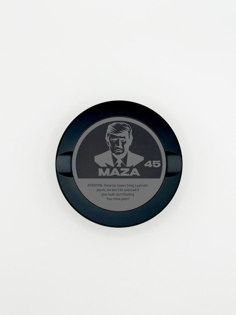 Metal Zyn Can, Custom Snus Container, Metal Snus Can, Dip Can, Gift For Zyn, Nicotine Pouches Tin, ZYN, Gift, zyn container, America Zyn container, nicotine container, Zyn case, ZYN Case, ZYN Storge, lip pillow case, Donald Trump, MAGA, Republican