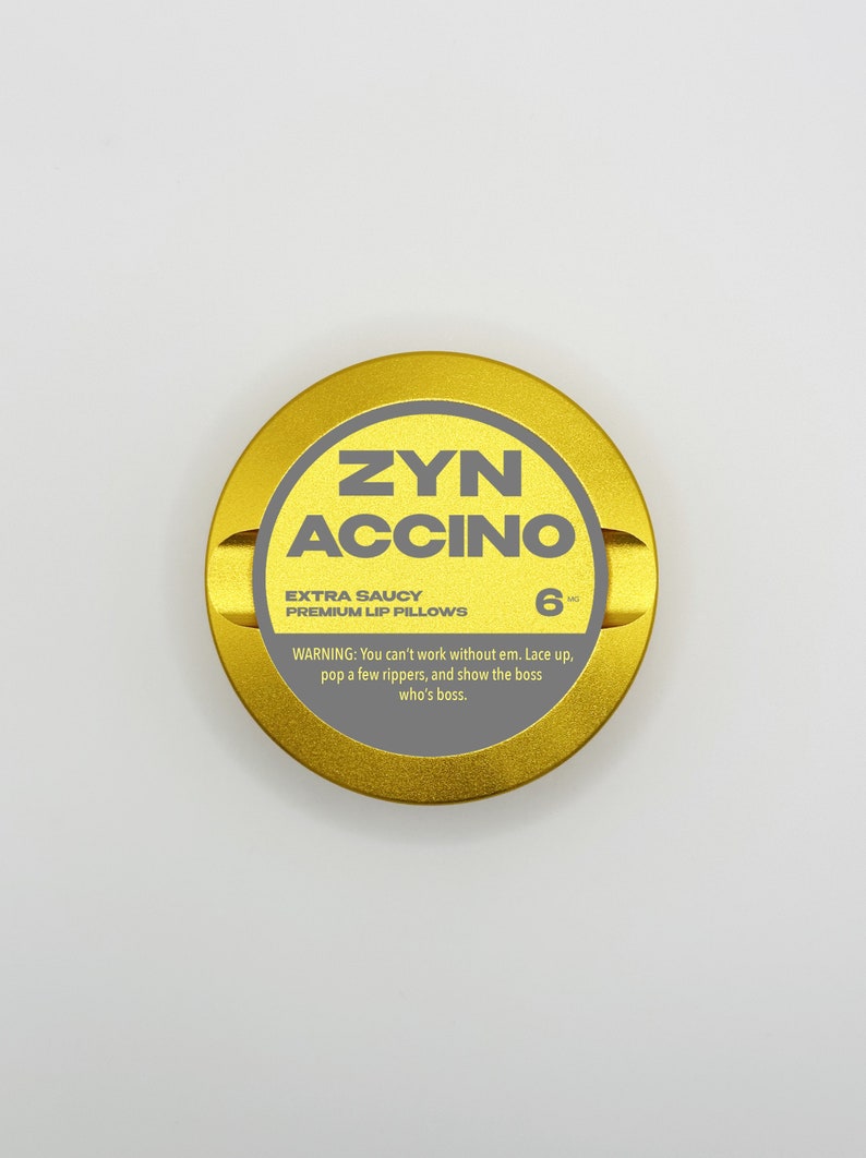 Gld Edition 003 ZYNACCINO Metal Zyn Can, Custom Snus Container, Metal
